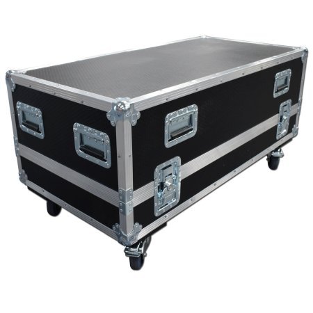 Twin Speaker Flightcase for Martin Audio F15+ With 150mm Storage Compartment 